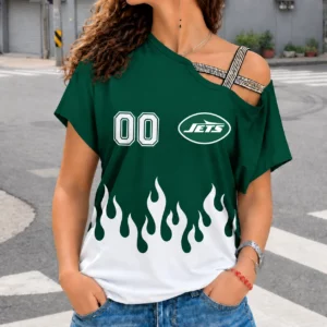 Limited Edition – Customized NFL New York Jets Women’s Shoulder Shirt