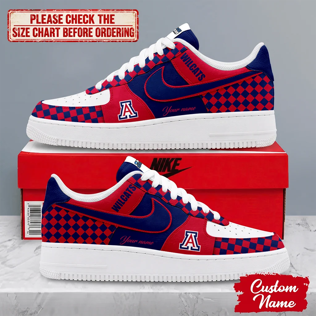 Limited Edition – Customized NCAA Arizona Wildcats Af1 Shoes