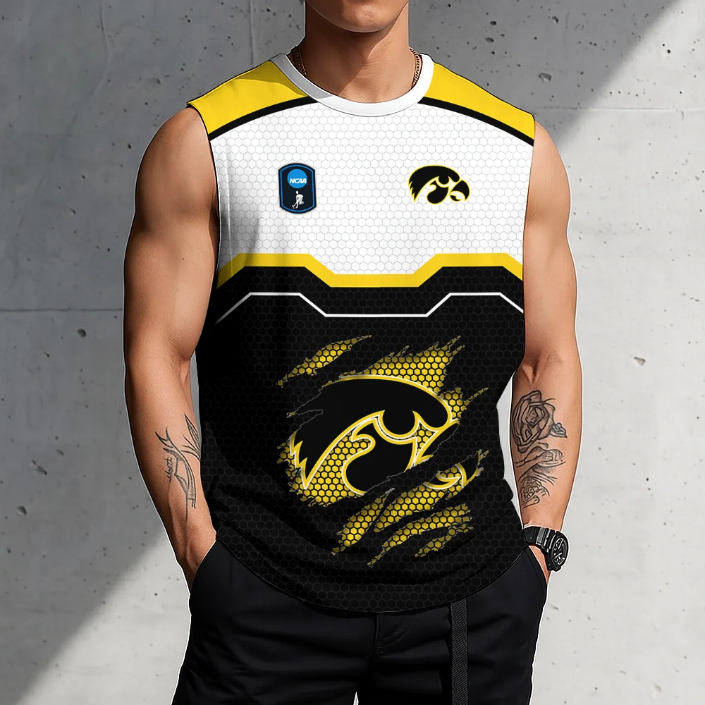 Limited Edition – Customized NCAA Iowa Hawkeyes Men’s Gym Shirt