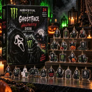Monster Energy X Ghostface Halloween Advent Calendar 2026 Scream Ghostface Merch Horror Gift