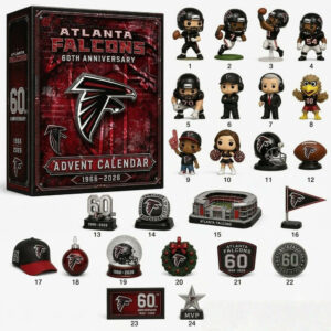 Atlanta Falcons 60th Anniversary Advent Calendar 2026 24 Days Christmas Countdown Xmas Gift