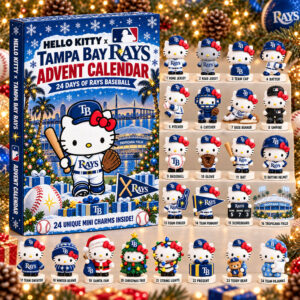 Hello Kitty x Tampa Bay Rays 2026 Christmas Advent Calendar Rays Christmas Calendar