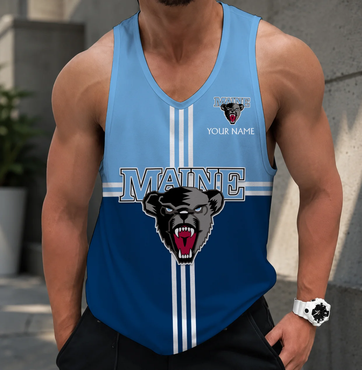 Limited Edition – Customized NCAA Maine Black Bears Unisex Tank Top