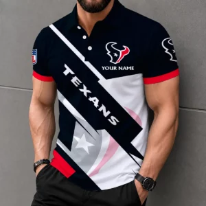 Limited Edition – Customized NFL Houston Texans Polo Shirt