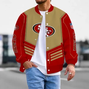 Limited Edition – Customized NFL San Francisco 49Ers Satin Varsity & Baseball Jacket