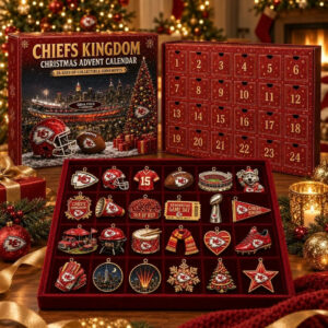 Chiefs Kingdom Football Christmas 2026 Advent Calendar 24 Day Christmas Countdown Xmas Gift