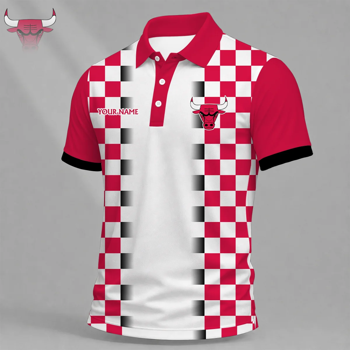 Limited Edition – Customized NBA Chicago Bulls Polo Shirt