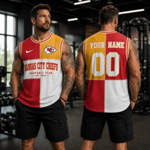 Limited Edition – Customized NFL Kansas City Chiefs Men’s Gym Shirt