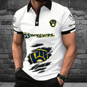 Limited Edition – Customized MLB Milwaukee Brewers Polo Shirt
