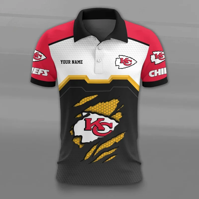 Limited Edition – Customized NFL Kansas City Chiefs Polo Shirt