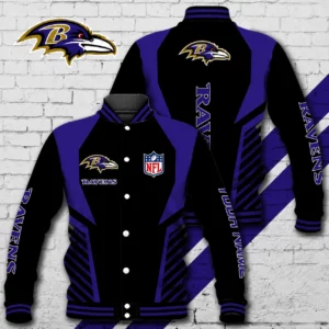 Limited Edition – Customized NFL Baltimore Ravens Satin Varsity & Baseball Jacket