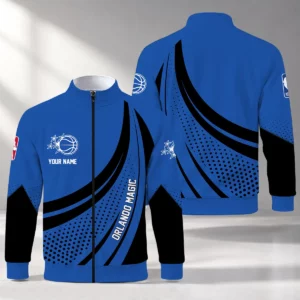 Limited Edition – Customized NBA Orlando Magic Stand Collar Jacket