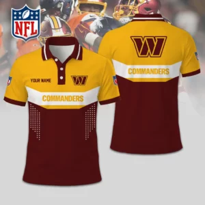 Limited Edition – Customized NFL Washington Commanders Polo Shirt