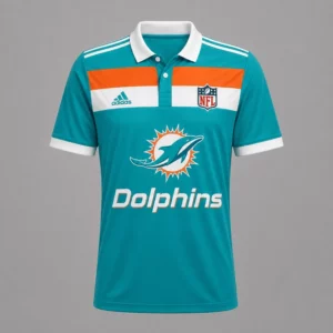 Limited Edition – Customized NFL Miami Dolphins Polo Shirt