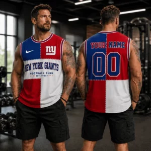 Limited Edition – Customized NFL New York Giants Men’s Gym Shirt