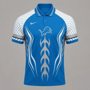 Limited Edition – Customized NFL Detroit Lions Polo Shirt