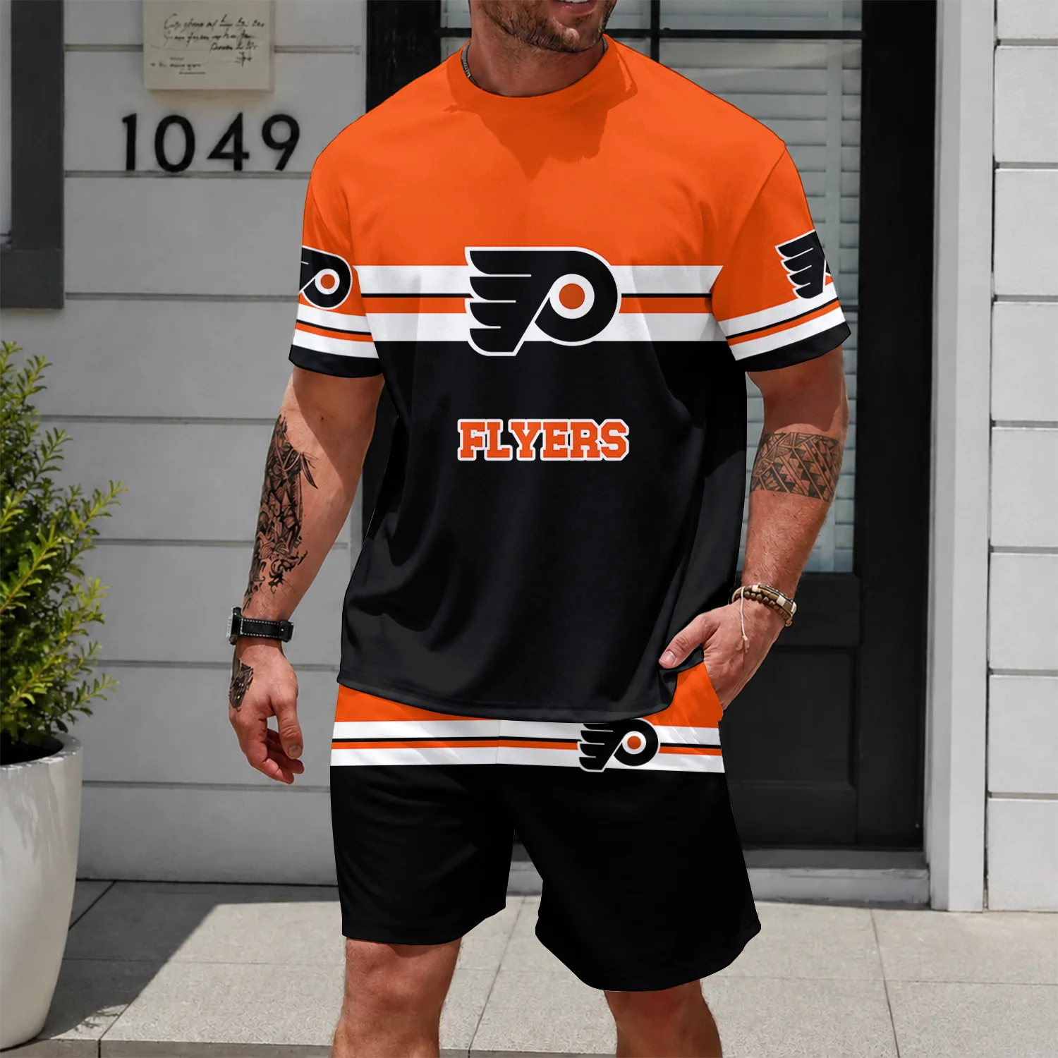 Limited Edition – Customized NHL Philadelphia Flyers Unisex T-Shirt & Shorts Set