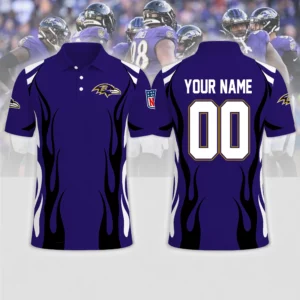 Limited Edition – Customized NFL Baltimore Ravens Polo Shirt