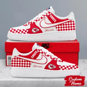 Limited Edition – Customized NFL Kansas City Chiefs Af1 Shoes
