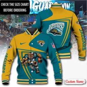 Limited Edition – Customized NFL Jacksonville Jaguars Satin Varsity & Baseball Jacket