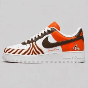 Limited Edition – Customized NFL Cleveland Browns Af1 Shoes