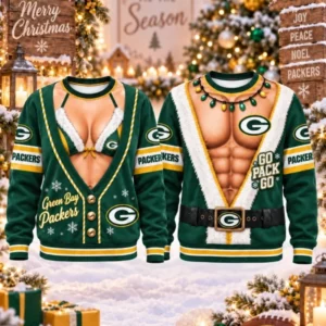 Limited Edition – Customized NFL Green Bay Packers Christmas Unisex Sweatshirt