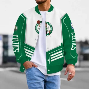 Limited Edition – Customized NBA Boston Celtics Baseball Jacket, Satin Varsity Jacket