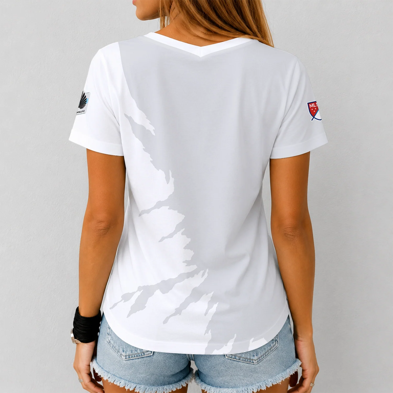 Limited Edition – Customized MLS Minnesota United FC V-Neck Female Shirt - Image 2