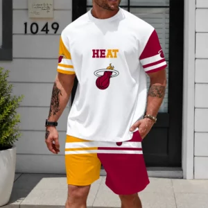 Limited Edition – Customized NBA Miami Heat Unisex T-Shirt & Shorts Set
