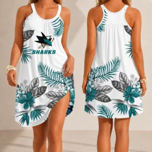 Limited Edition – Customized NHL San Jose Sharks Camisole Dress