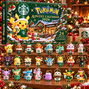 Starbucks Coffee x Pokemon Advent Calendar 2026 24 Days Countdown Christmas Gifts Idea