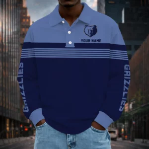 Limited Edition – Customized NBA Memphis Grizzlies Men Long Sleeve Polo Shirt