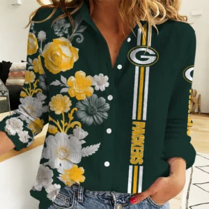 Limited Edition – Customized NFL Green Bay Packers Women Casual Shirt