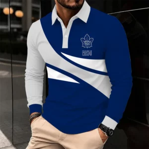 Limited Edition – Customized NHL Toronto Maple Leafs Men Long Sleeve Polo Shirt