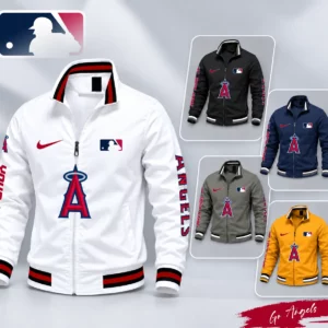 Limited Edition – Customized MLB Los Angeles Angels Multicolor Men’s Casual Jacket
