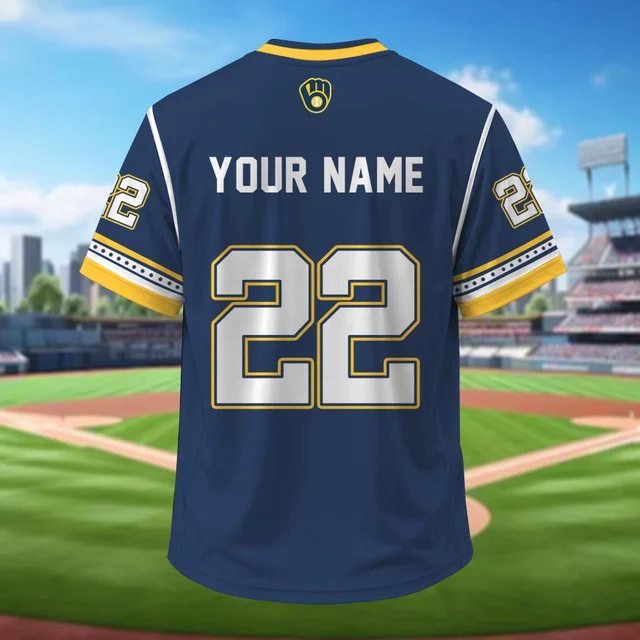 Limited Edition – Customized MLB Milwaukee Brewers T-Shirt, Hoodie, Zip Hoodie - Image 3
