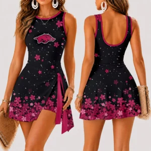 Limited Edition – Customized NCAA Arkansas Razorbacks Women’s Summer Skort Dress