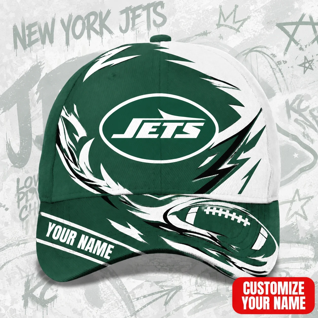 Limited Edition – Customized NFL New York Jets Classic Cap