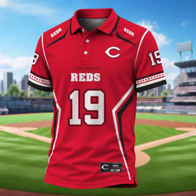 Limited Edition – Customized MLB Cincinnati Reds Polo Shirt