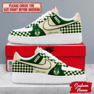 Limited Edition – Customized NBA Milwaukee Bucks Af1 Sneakers