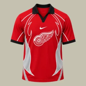 Limited Edition – Customized NHL Detroit Red Wings Polo Shirt