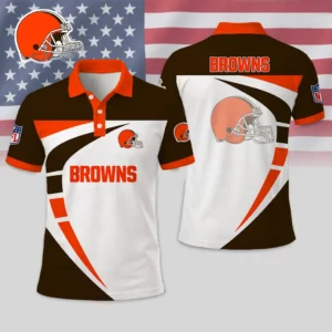 Limited Edition – Customized NFL Cleveland Browns Polo Shirt