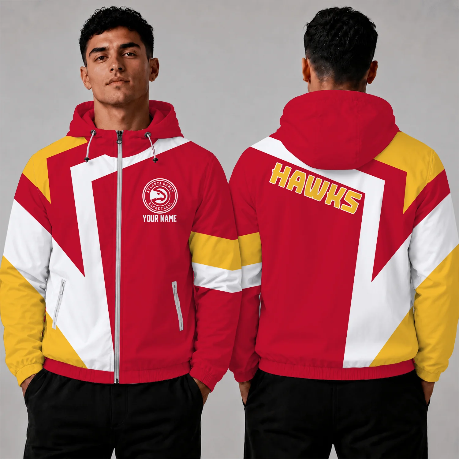 Limited Edition – Customized NBA Atlanta Hawks Windbreaker Jacket