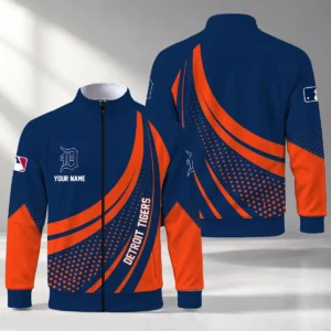 Limited Edition – Customized MLB Detroit Tigers Stand Collar Jacket