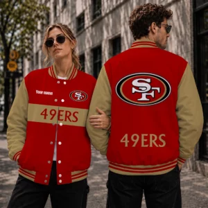 Limited Edition – Customized NFL San Francisco 49Ers Satin Varsity & Baseball Jacket