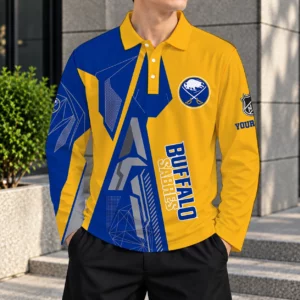 Limited Edition – Customized NHL Buffalo Sabres Men Long Sleeve Polo