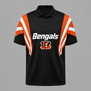 Limited Edition – Customized NFL Cincinnati Bengals Polo Shirt