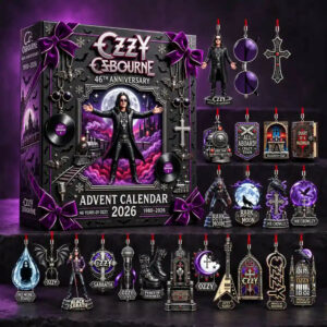 Ozzy Osbourne 46th Anniversary Christmas 2026 Advent Calendar Ozzy Osbourne Merch Rock Fan Gift