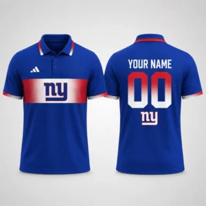 Limited Edition – Customized NFL New York Giants Polo Shirt