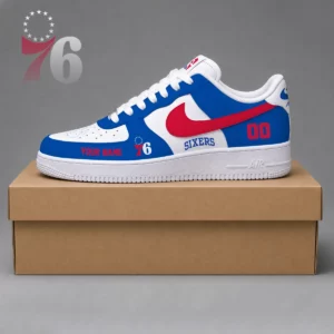 Limited Edition – Customized NBA Philadelphia 76Ers Af1 Sneakers
